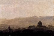 Pierre de Valenciennes View of Rome in the Morning oil on canvas